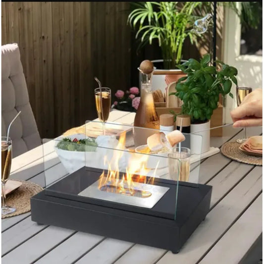 CHIMENEA A FUEGO PORTATIL ELEGANTE 🔥