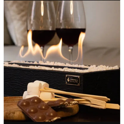 CHIMENEA A FUEGO PORTATIL ELEGANTE 🔥